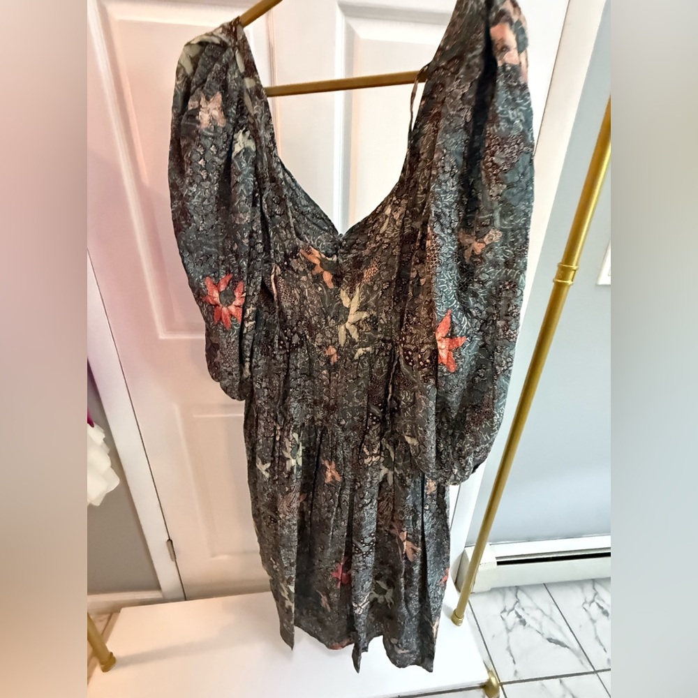 Ulla Johnson Kemala Floral Midi Dress - Picture 3 of 5